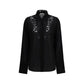 Fendi Black Silk Blouse