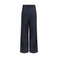 Brunello Cucinelli Blue Cotton Casual Pants