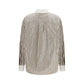 Brunello Cucinelli Beige Cotton Pattern Shirt