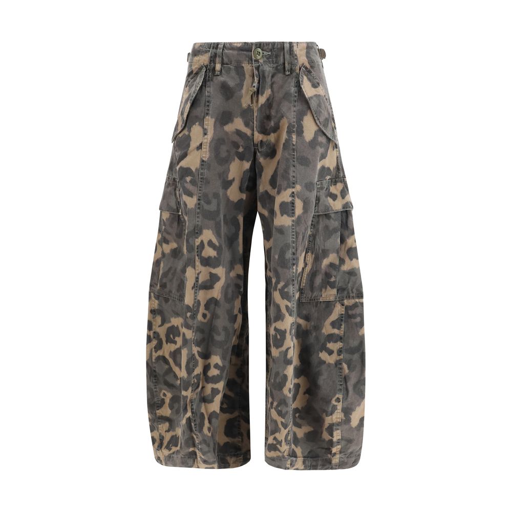 R13 Multicolor Cotton Cargo Shorts