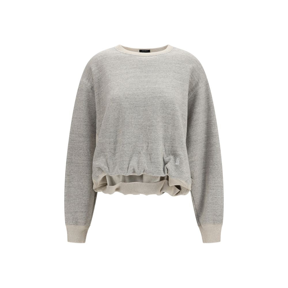 R13 Gray Cotton Sweatshirt