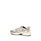 New Balance Silver Fabric Athletic Sneakers