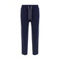 Brunello Cucinelli Blue Cotton Joggers (Workout Pants)