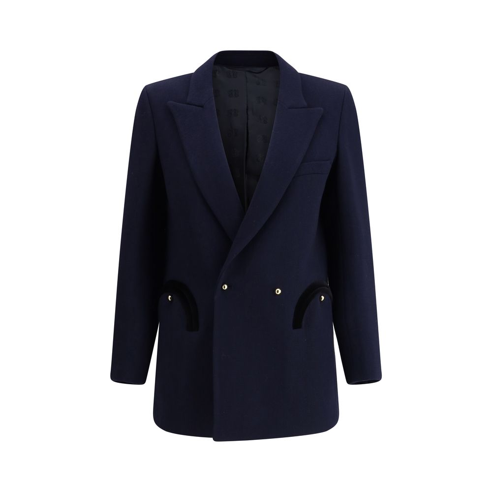 Blazé Milano Blue Wool Oves Aries Blazer
