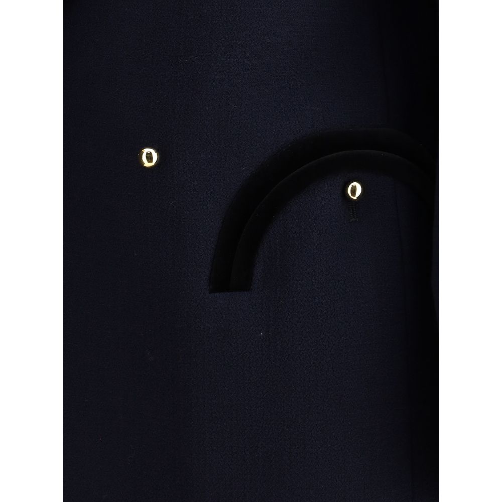 Blazé Milano Blue Wool Oves Aries Blazer
