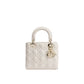 Dior White Lamb Leather Handbag