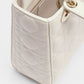 Dior White Lamb Leather Handbag