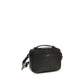 Ferragamo Black Calf Leather Bos Taurus Shoulder Bag