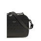 Ferragamo Black Calf Leather Bos Taurus Shoulder Bag