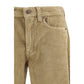 R13 Brown Cotton Relaxed Fit Jeans