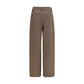 Brunello Cucinelli Brown Wool Oves Aries Casual Pants
