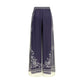 Alemais Blue Silk Casual Pants