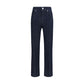 Jacob Cohen Blue Polyester Cropped Jeans