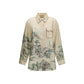 Alemais Beige Silk Blouse