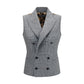 Dolce & Gabbana Gray Wool Oves Aries Waistcoat