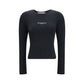 Alexander Wang Black Cotton Long Sleeve T-Shirt