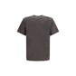 Saint Laurent Brown Silk T-Shirt