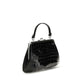 Vivienne Westwood Black Calf Leather Bos Taurus Shoulder Bag