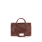 Balenciaga Bordeaux Lamb Ovis Aries Aries Handbag