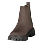 U.S. POLO ASSN. Brown Polyethylene Ankle Boots