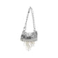 Rabanne Silver Stainless Steel Shoulder Bag