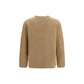 Laneus Beige Wool Oves Aries Sweatshirt