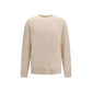 Laneus Beige Cashmere Sweatshirt