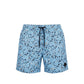 Trussardi Beachwear Light Blue Polyester Men Swim Trunk