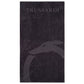 Trussardi Beachwear Black Cotton Men Beach Towel