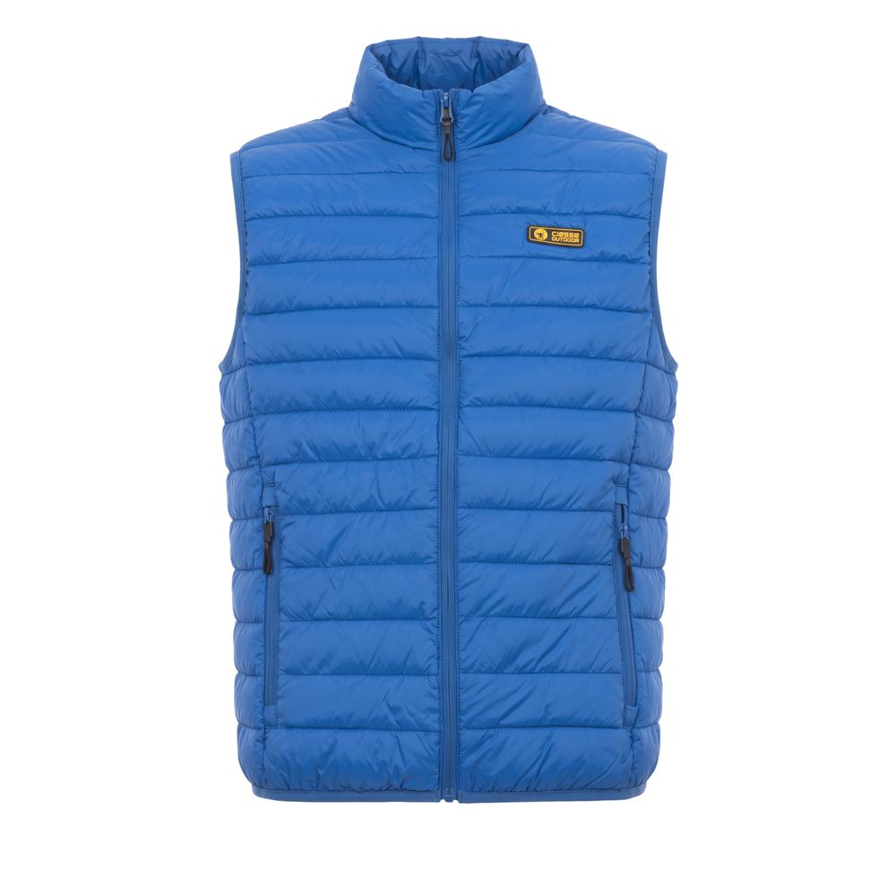 Blaue ärmellose Jacke aus Polyester für Herren