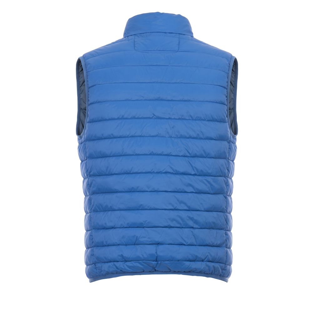Blaue ärmellose Jacke aus Polyester für Herren