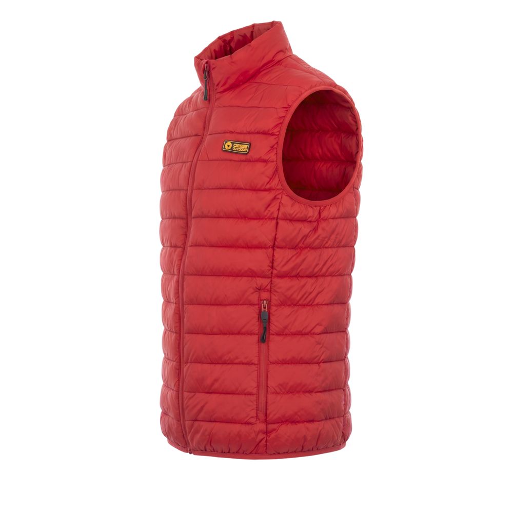 Rote ärmellose Jacke aus Polyester für Herren