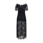 Rabanne Black Polyamide Long Dress