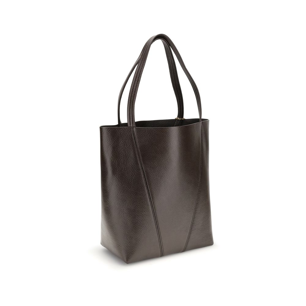 Chloé Brown Calf Leather Bos Taurus Shoulder Bag