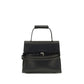 Moschino Black Calf Leather Bos Taurus Shoulder Bag