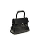 Moschino Black Calf Leather Bos Taurus Shoulder Bag