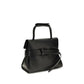 Moschino Black Calf Leather Bos Taurus Shoulder Bag