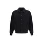 Ferragamo Black Wool Oves Aries Biker Jacket