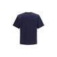 Ferragamo Blue Cotton T-Shirt