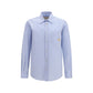 Valentino Garavani Blue Cotton Dress Shirt