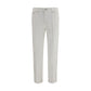PT Torino White Cotton Slim Fit Jeans