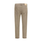 PT Torino Beige Cotton Slim Fit Jeans