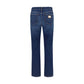 Dolce & Gabbana Blue Cotton Straight-Leg Jeans