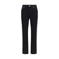 Dolce & Gabbana Black Cotton Straight-Leg Jeans