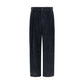 Giorgio Armani Black Viscose Casual Pants