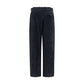 Giorgio Armani Black Viscose Casual Pants