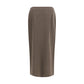 Giorgio Armani Brown Silk Long Skirt