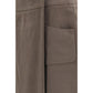 Giorgio Armani Brown Silk Long Skirt
