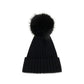 Moncler Black Wool Oves Aries Beanie