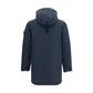 Stone Island Blue Polyester Coat